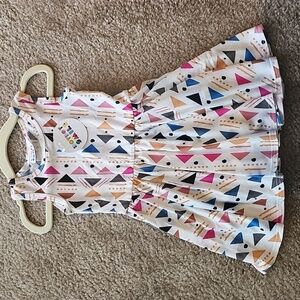 Dot Dot Smile Geometric Triangle Tank Dress 12-24m